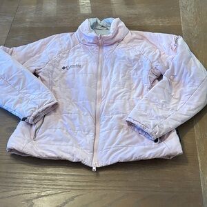 Columbia Light Pink Quilted Jacket